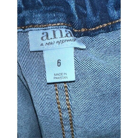 New with tags size 6 A.n.a. A New Approach Jeans Velcro pull on jeans High Waist - Picture 8 of 10